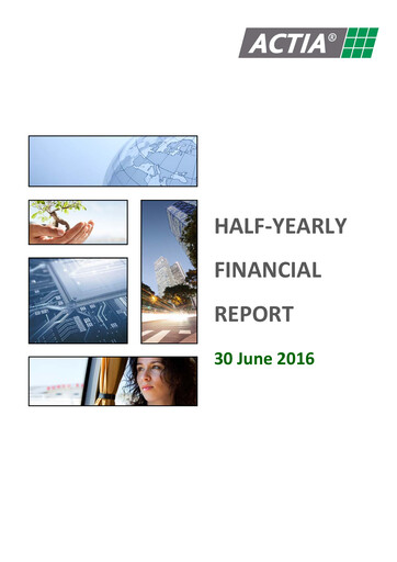 Thumbnail ACTIA Group Half-year Report 2016-h1