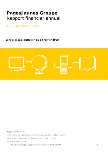 Vorschaubild Solocal Group Finanzbericht 2007