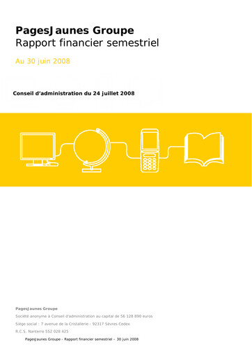 Thumbnail Solocal Group Half-year Report 2008-h1