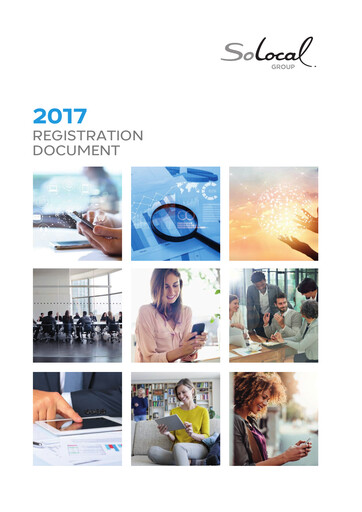 Thumbnail Solocal Group Universal Registration Document 2017