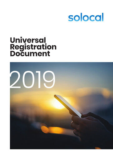 Thumbnail Solocal Group Universal Registration Document 2019