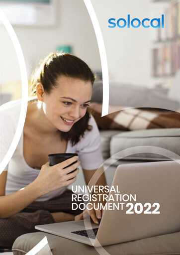 Thumbnail Solocal Group Universal Registration Document 2022