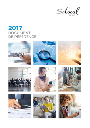 Thumbnail Solocal Group Universal Registration Document 2017