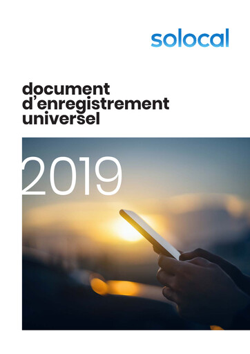 Thumbnail Solocal Group Universal Registration Document 2019