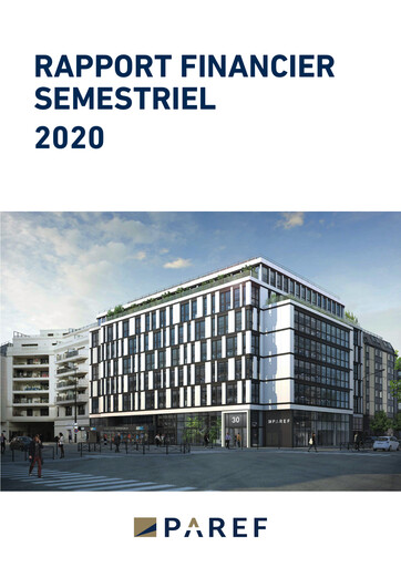 Miniature Paref SA Rapport semestriel 2020-h1