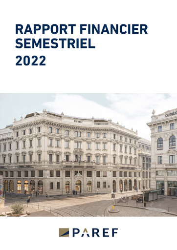 Miniature Paref SA Rapport semestriel 2022-h1
