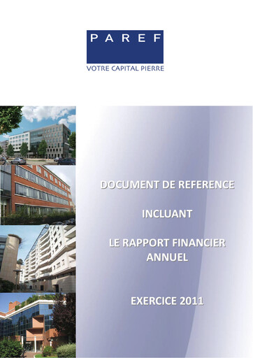Miniature Paref SA Document d'enregistrement universel 2011