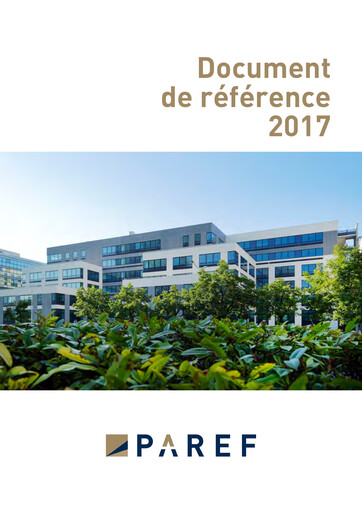 Miniature Paref SA Document d'enregistrement universel 2017