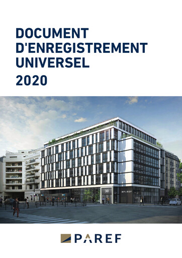 Miniature Paref SA Document d'enregistrement universel 2020