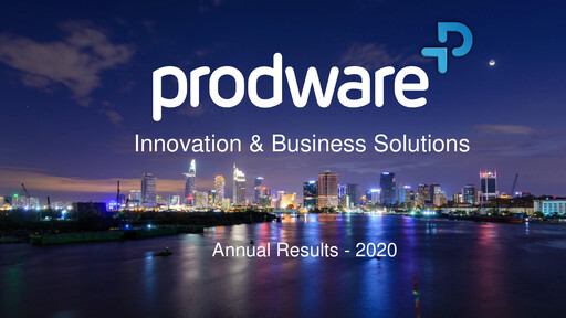 Thumbnail Prodware Annual Report 2020