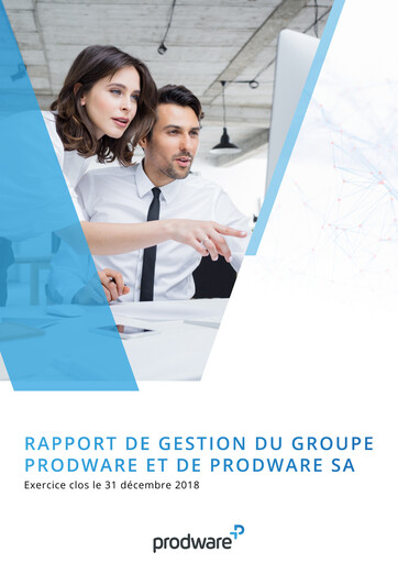 Miniature Prodware Rapport annuel 2018