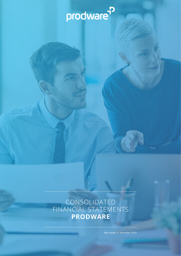Miniature Prodware Bilan financier 2019
