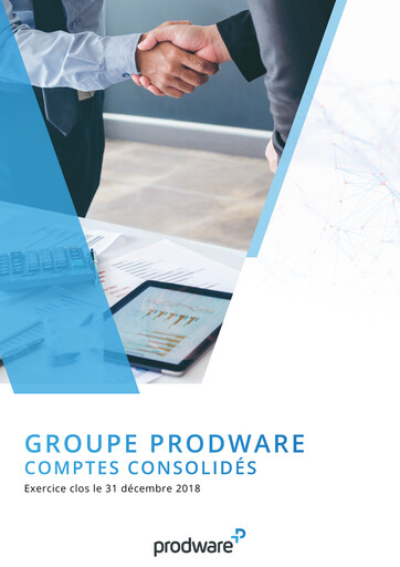 Miniature Prodware Bilan financier 2018