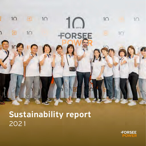 Thumbnail Forsee Power Sustainability Report 2021