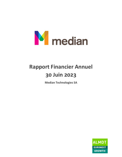 Thumbnail Median Technologies SA Half-year Report 2023-h1