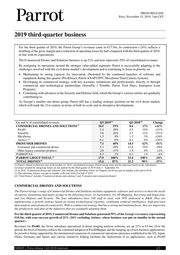 Thumbnail Parrot S.A. Quarterly Report 2019-q3