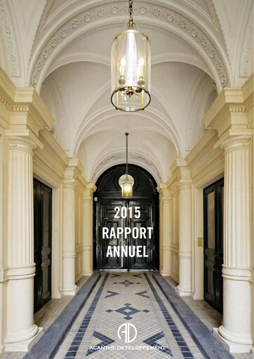 Thumbnail Acanthe Développement Annual Report 2015
