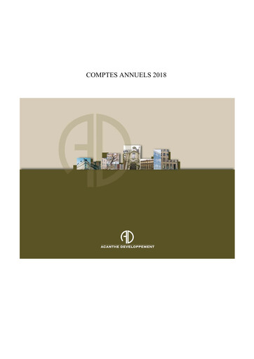 Thumbnail Acanthe Développement Financial Statement 2018