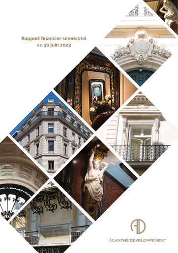 Miniature Acanthe Développement Rapport semestriel 2023-h1