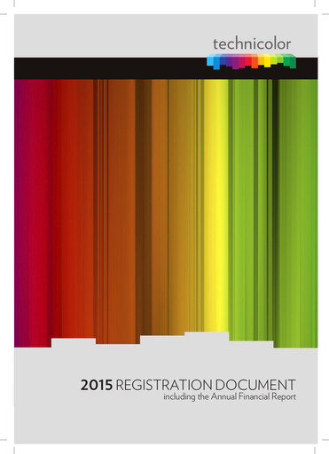Miniature Vantiva Document d'enregistrement universel 2015