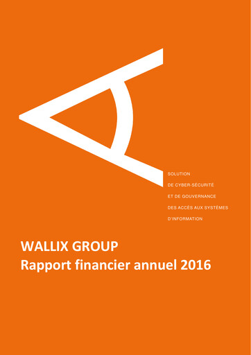 Thumbnail WALLIX Group Financial Report 2016