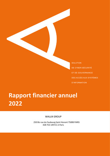 Thumbnail WALLIX Group Financial Report 2022