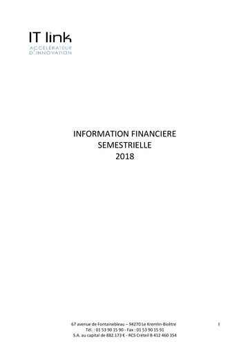Thumbnail IT Link SA Half-year Report 2018-h1