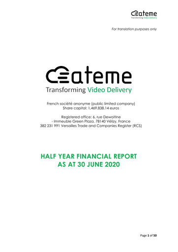 Thumbnail Ateme SA Half-year Report 2020-h1