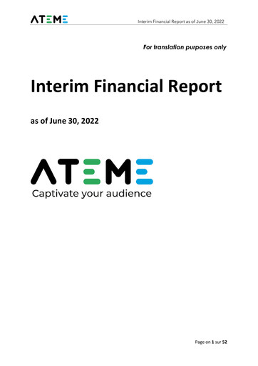 Thumbnail Ateme SA Half-year Report 2022-h1