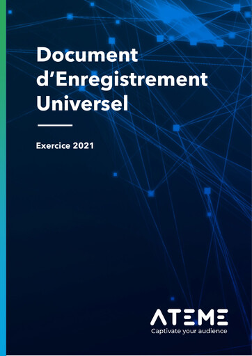 Thumbnail Ateme SA Universal Registration Document 2021