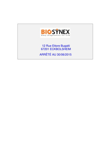 Thumbnail Biosynex Financial Report 2015-h1