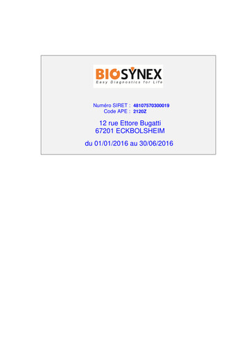 Thumbnail Biosynex Financial Report 2016-h1