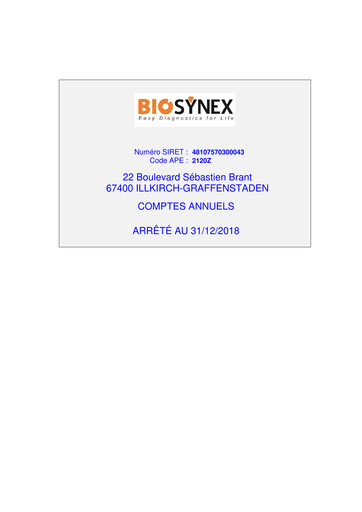 Thumbnail Biosynex Financial Report 2018
