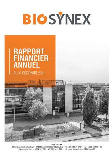Thumbnail Biosynex Financial Report 2021