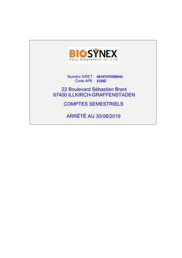 Thumbnail Biosynex Half-year Report 2019-h1