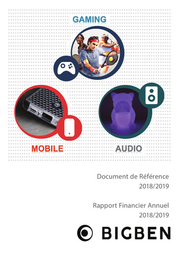 Thumbnail BigBen Interactive Universal Registration Document 2018-2019