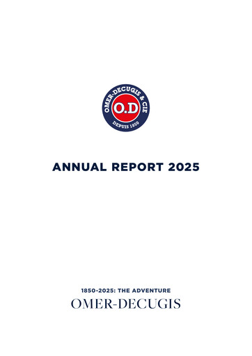 Thumbnail Omer-Decugis & Cie Annual Report 2025