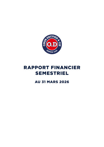 Thumbnail Omer-Decugis & Cie Half-year Report 2026-h1