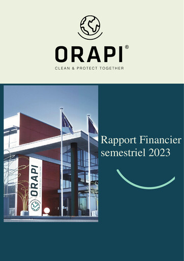 Thumbnail Orapi SA Half-year Report 2023-h1