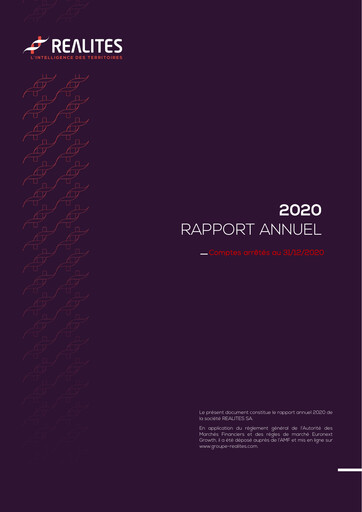 Thumbnail Réalités Annual Report 2020