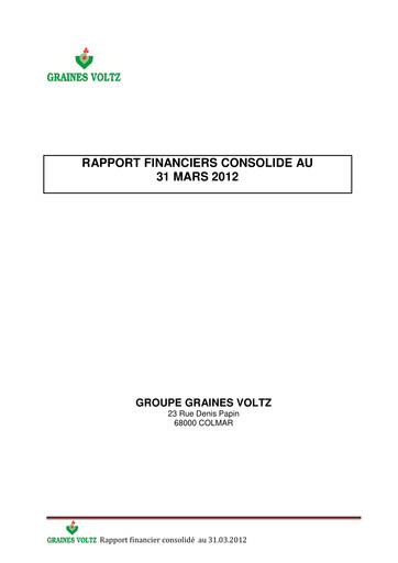 Thumbnail Graines Voltz Financial Report 2012-h1