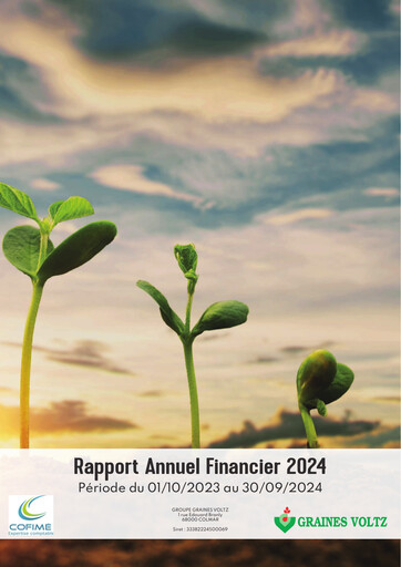 Thumbnail Graines Voltz Financial Report 2024