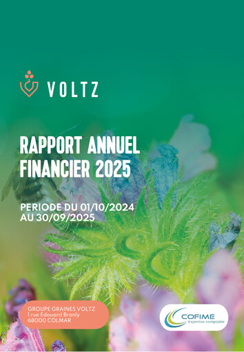 Thumbnail Graines Voltz Financial Report 2025