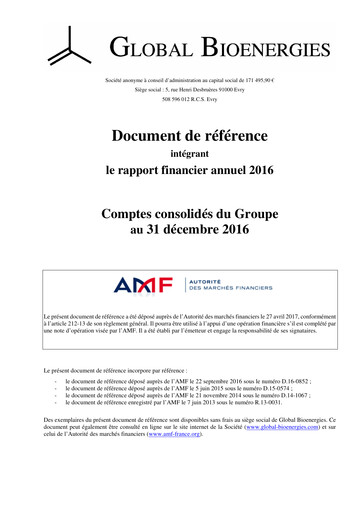 Thumbnail Global Bioenergies Universal Registration Document 2016