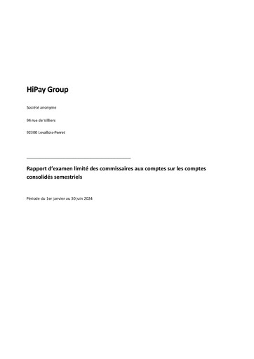 Thumbnail HiPay Group Half-year Report 2024-h1