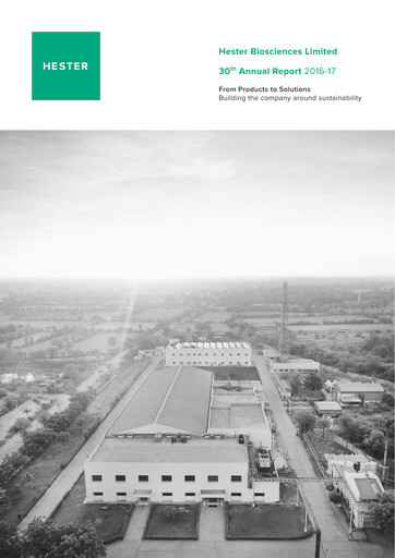 Thumbnail Hester Biosciences
 Annual Report 2016-2017