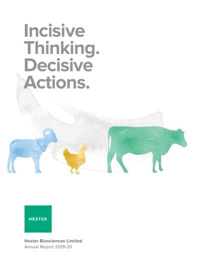Thumbnail Hester Biosciences
 Annual Report 2019-2020