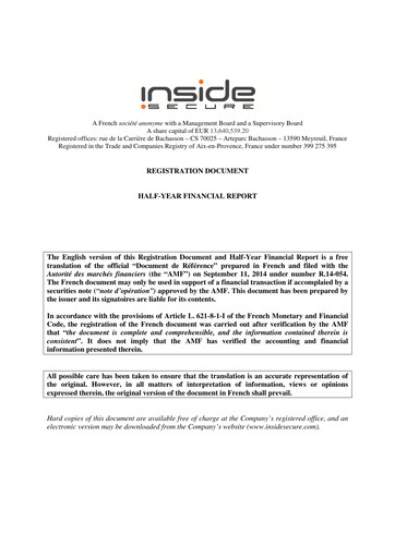 Thumbnail Verimatrix Financial Report 2013-h1