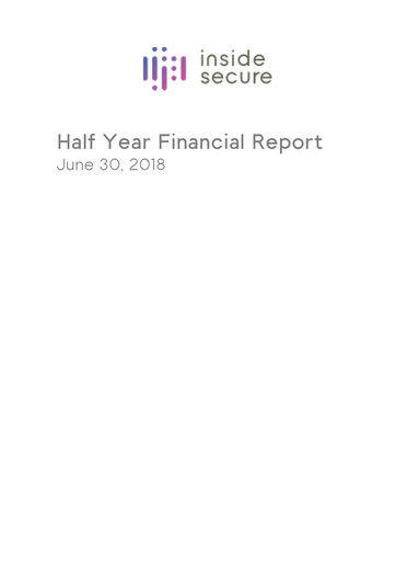 Thumbnail Verimatrix Financial Report 2018-h1