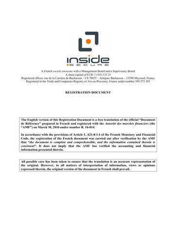Thumbnail Verimatrix Universal Registration Document 2015